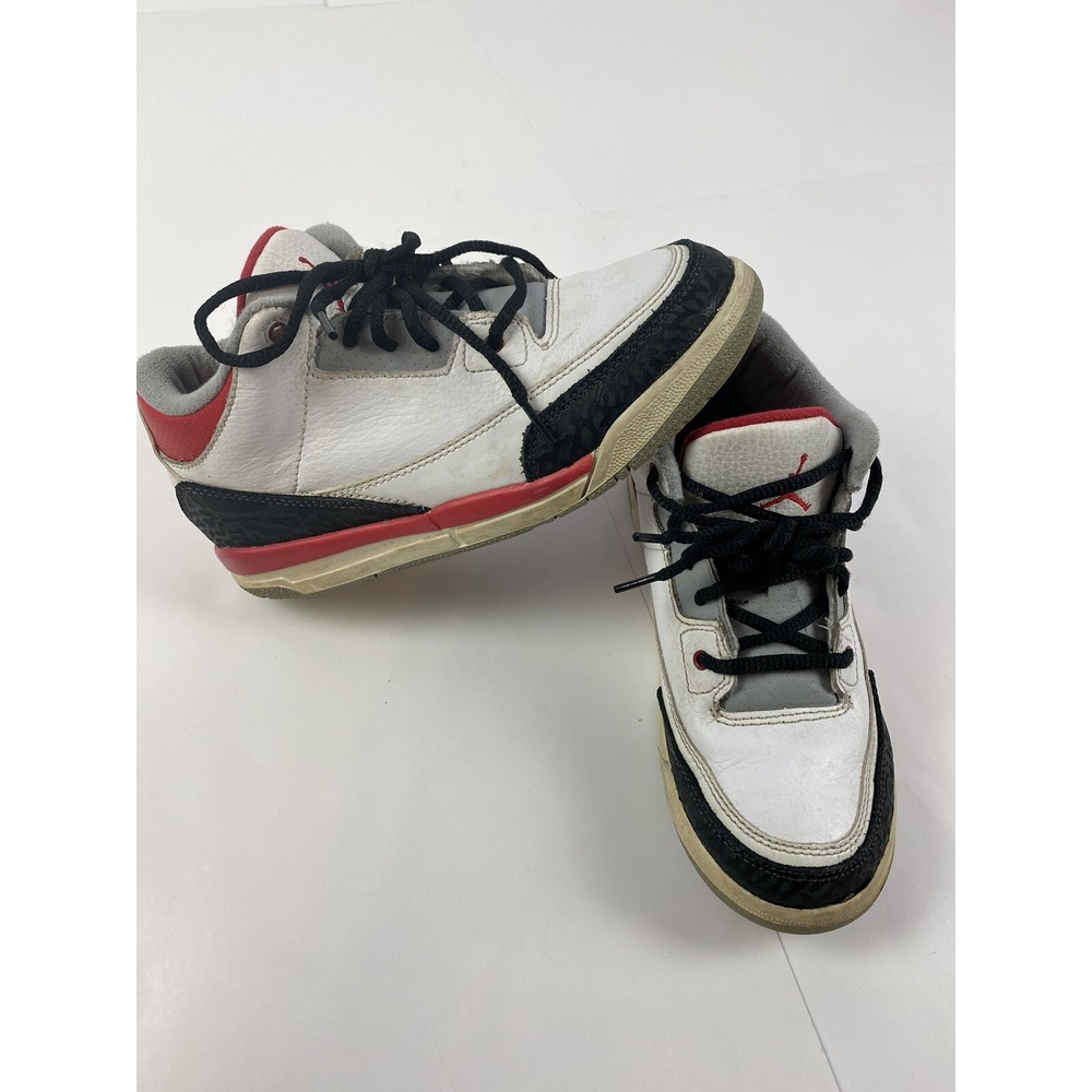 Nike Air Jordan 3 III Retro Fire Red Youth Size 3y 429487-120 2013